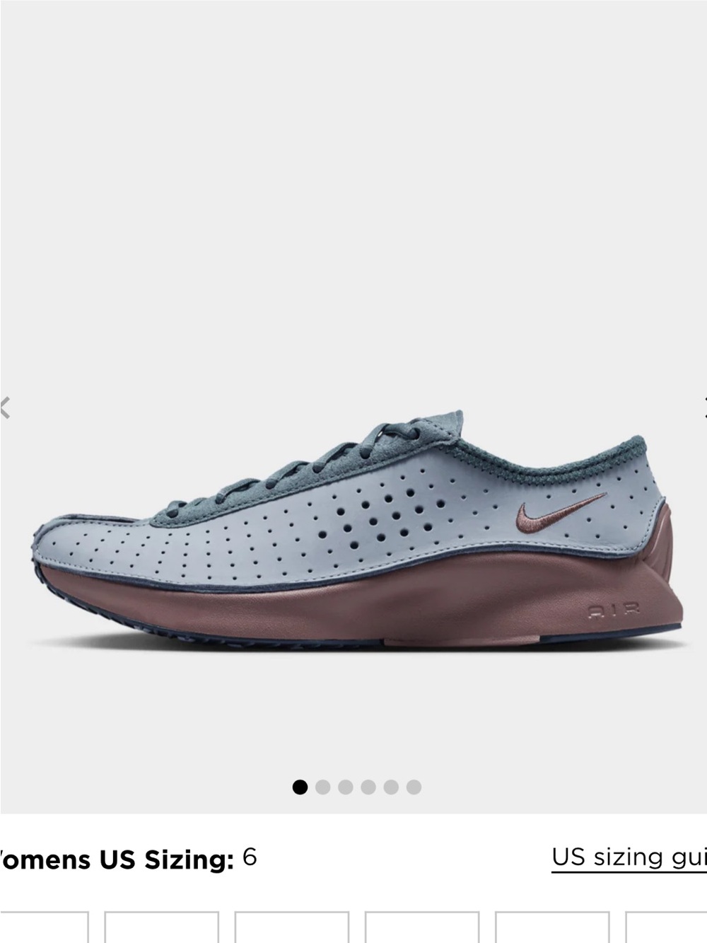 Nike Low-Top Suede Sneakers in Ashen Slate and Tattoo